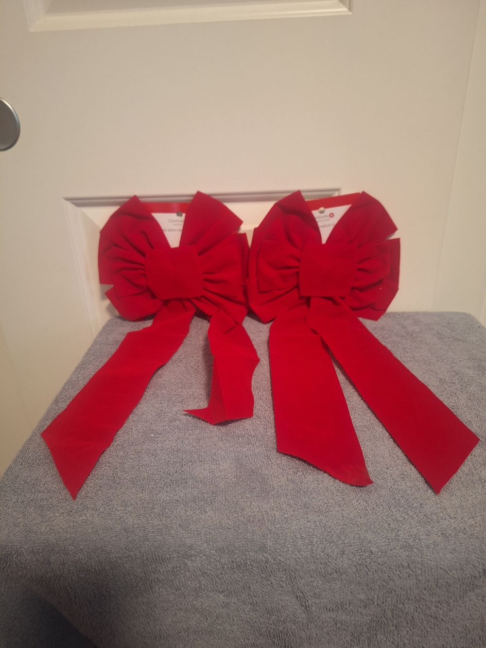 Celebrate It Red Velvet Classic Bow